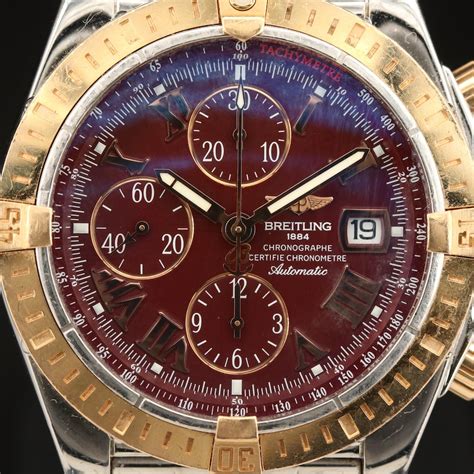 breitling chronomat evolution two tone